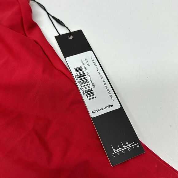 🔥NICOLE MILLER SWIMSUIT SZ 2X New women’s - Picture 4 of 6